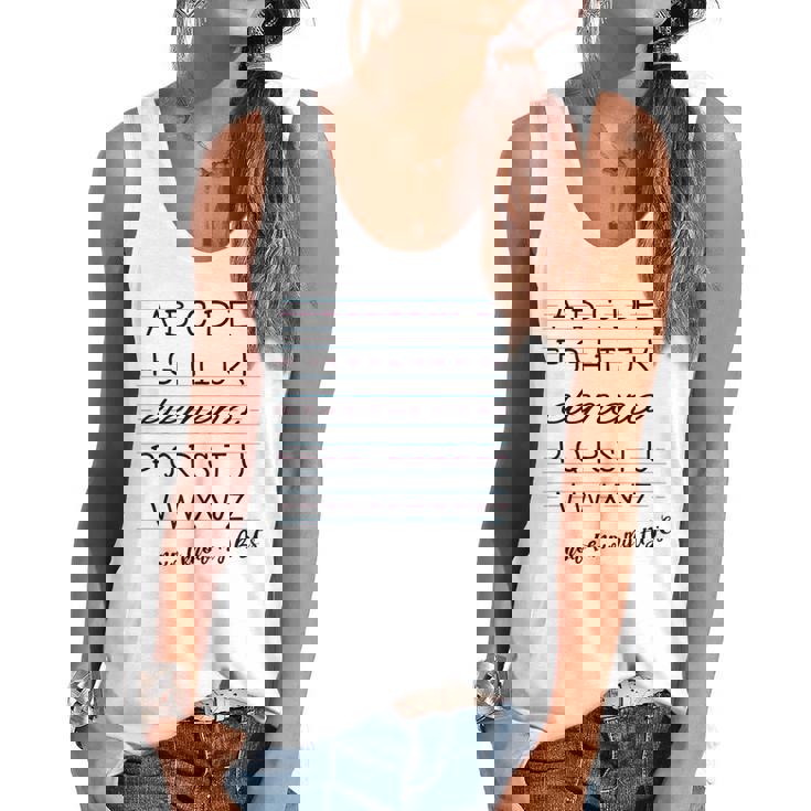 ABC Elemeno Shirt Alphabet Kindergarten Preschool Teacher Flowy Tank