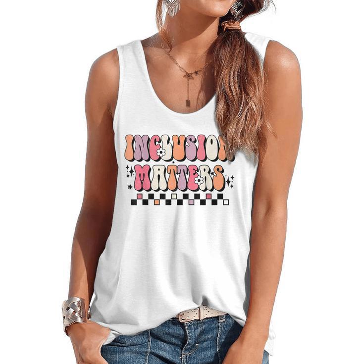 Boho Inclusion Matters Special Education SPED Teacher Women Flowy Tank