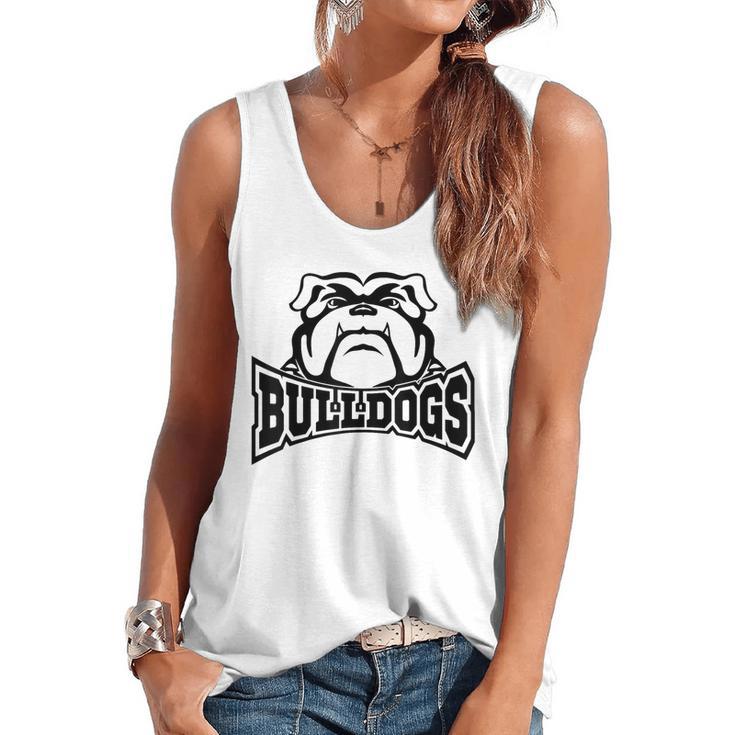 Bulldogs Teacher Student School Sports Fan Team Spirit Flowy Tank