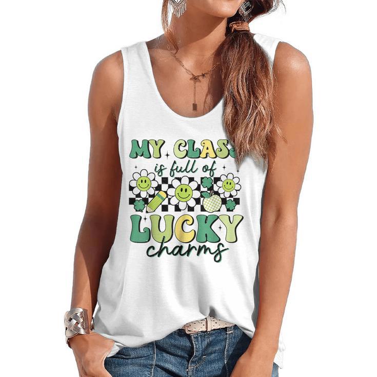 My Class Is Full Of Lucky Charms St Patricks Day Teacher Flowy Tank