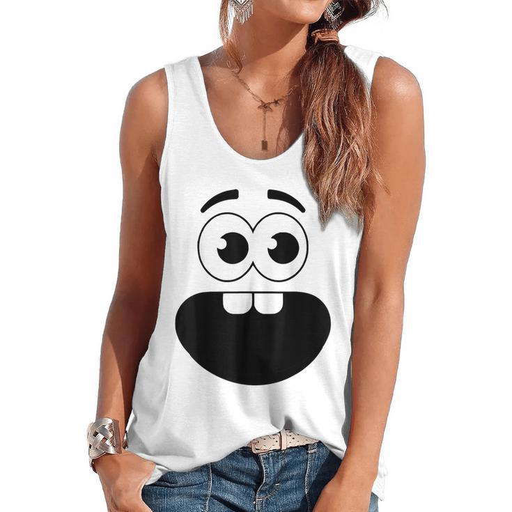 Creepy Carrots Face Teacher Halloween Costume Matching Flowy Tank