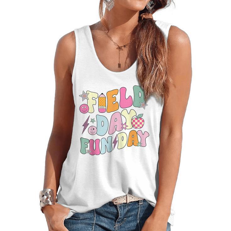 Field Day Fun Day Last Day Of School Teacher Student Flowy Tank
