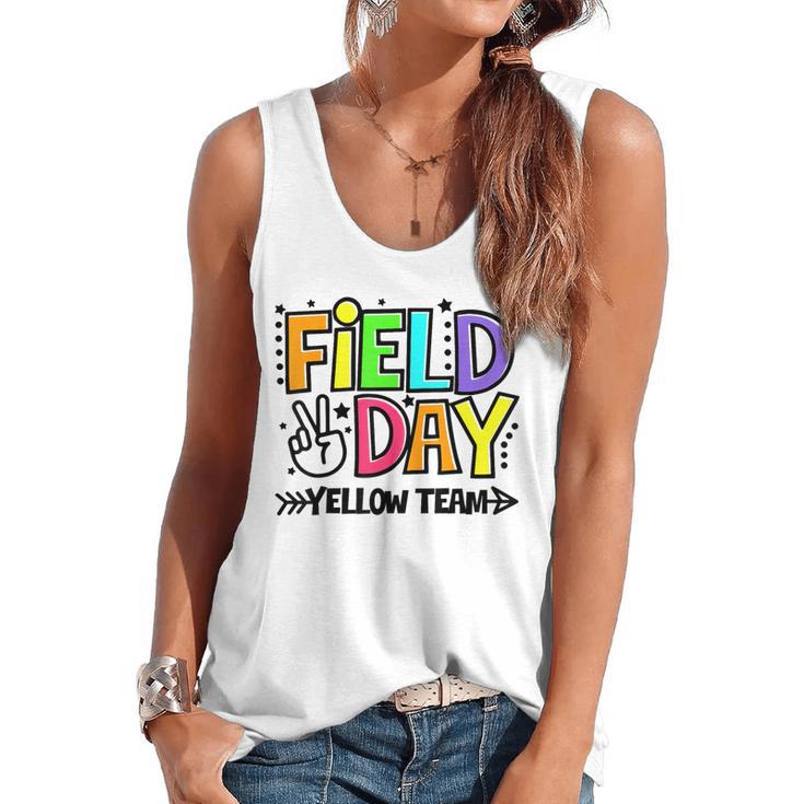 Field Day Yellow Team For Teacher Kids Field Day Games Flowy Tank