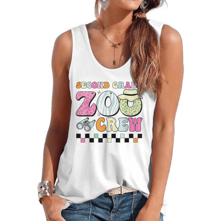 Field Zoo Trip Shirt For Teacher Second Grade Crew Flowy Tank