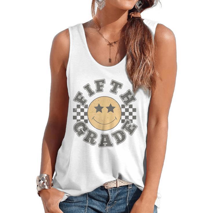 Fifth Grade Teacher First Day Of 5th Grade Back To School Flowy Tank