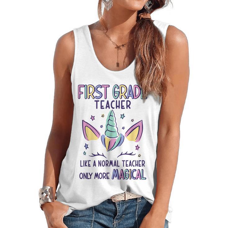 First Grade Teacher Definition Flowy Tank