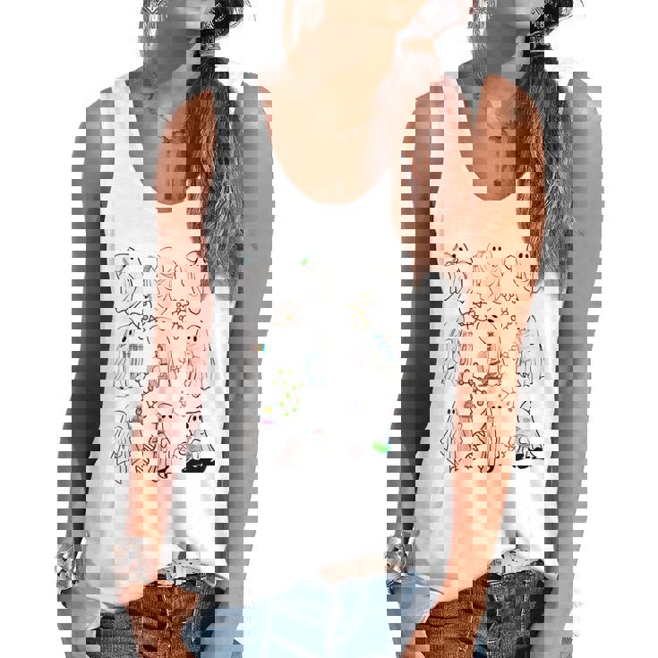 Ghost Science Teacher Chemistry Laboratory Halloween Costume Flowy Tank