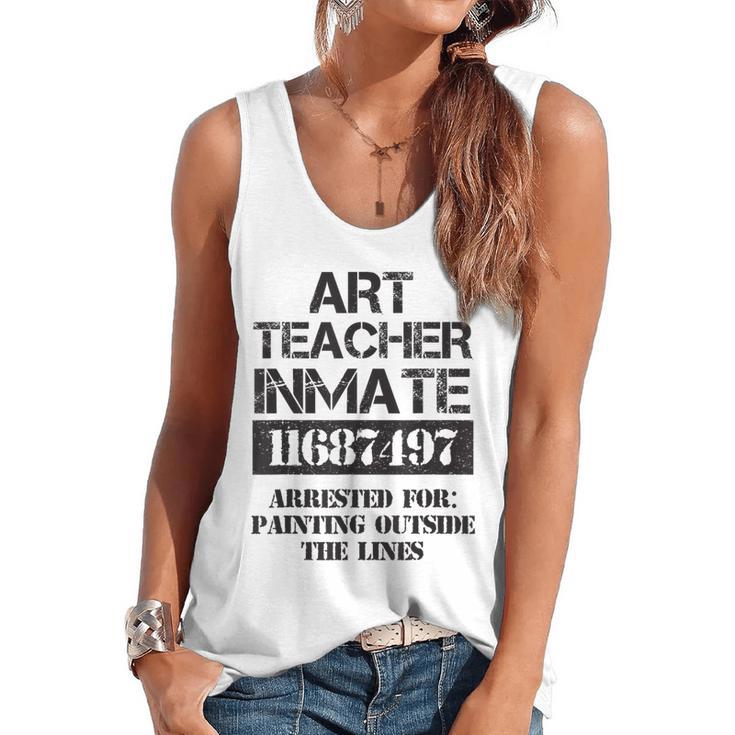Halloween Art Teacher Prisoner Costume Flowy Tank