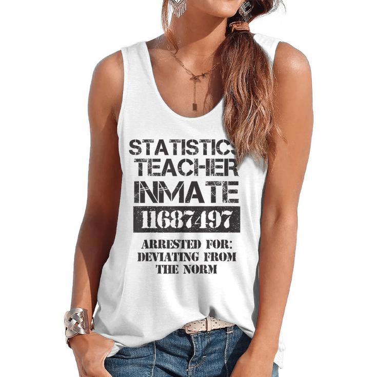 Halloween Statistics Teacher Prisoner Costume Flowy Tank