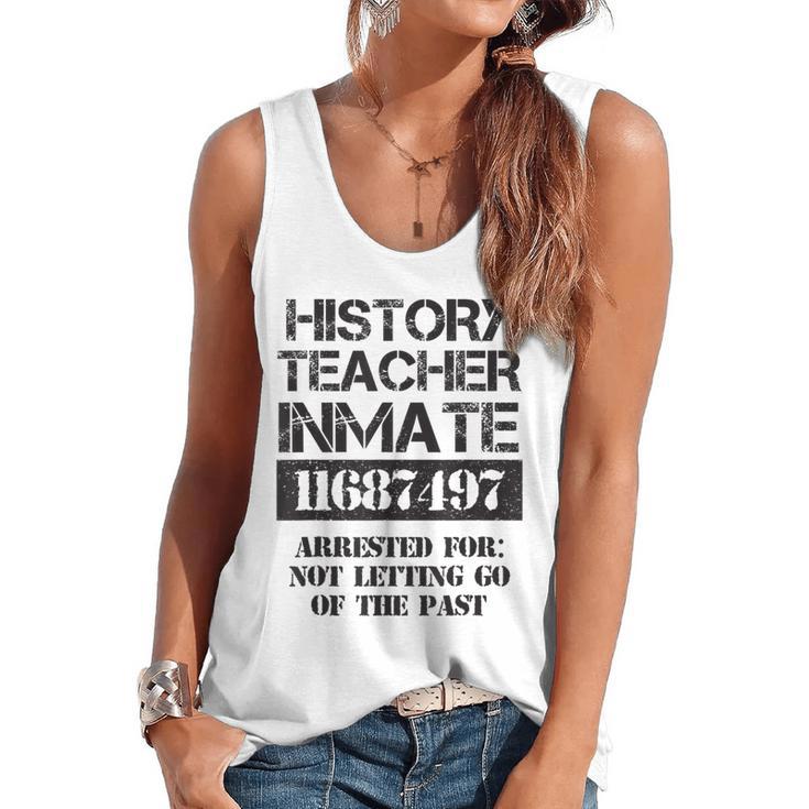 Halloween History Teacher Prisoner Costume Flowy Tank