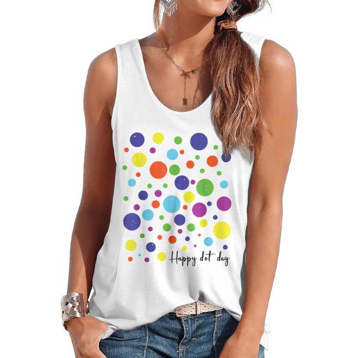 Happy Dot Day 2025 Polka Dot Boys Girls Kids Teacher Dot Day Flowy Tank