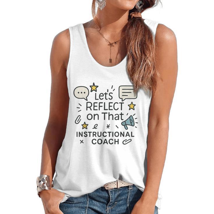 Instructional Coach Reflect Support Teachers Student Success Flowy Tank