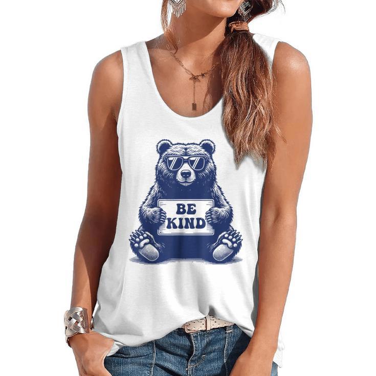 Be Kind For Teacher Kindness Women Men Flowy Tank