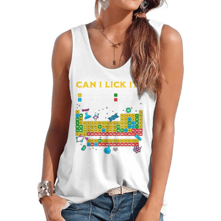 Can I Lick It Periodic Table Science Teacher Student Premium Tri-Blend Flowy Tank