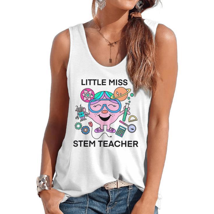 Little Miss Stem Teacher Flowy Tank