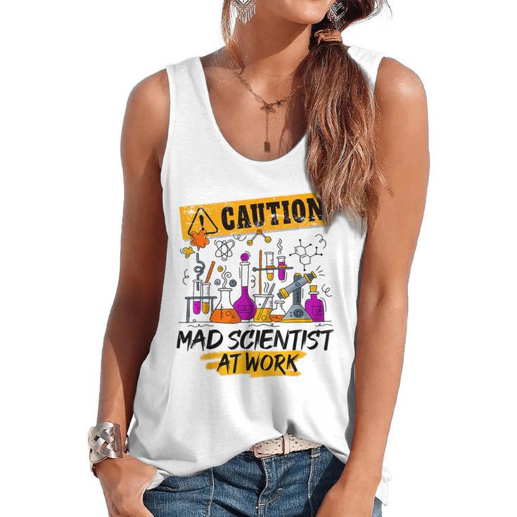 Mad Scientist Halloween Costume Science Teacher Flowy Tank