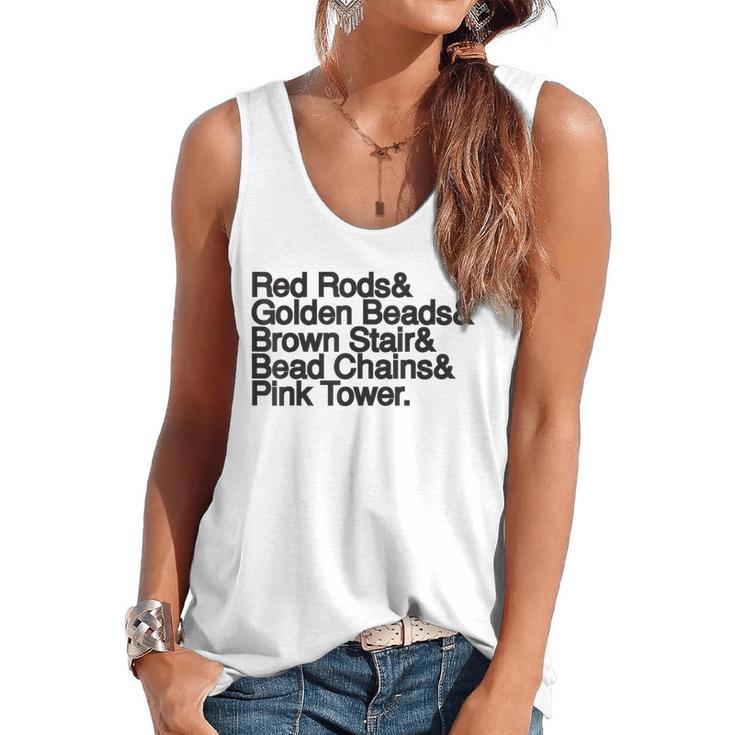 Montessori Helvetica Education Teacher Flowy Tank
