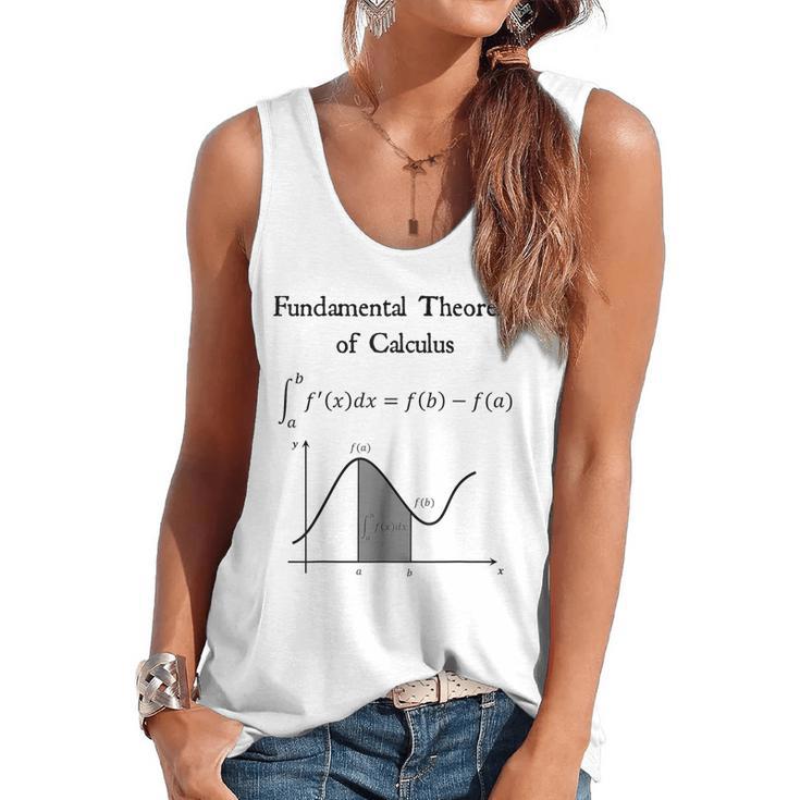 Nerdy Fundamental Theorem Of Calculus Math Teacher Geek Flowy Tank