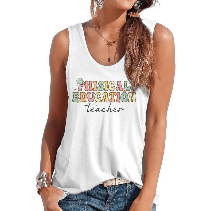 PE Teacher Back To School Physical Education Teacher Flowy Tank