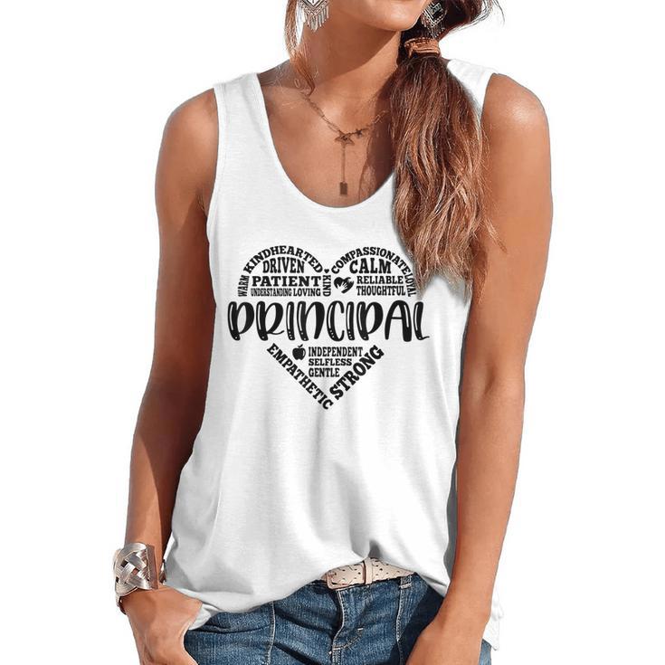 Principal Heart Life School Principal Teacher Appreciation Flowy Tank