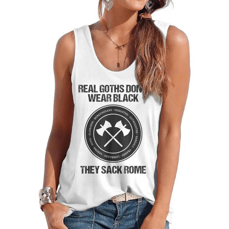 Real Goths Sack Rome History Teacher Flowy Tank