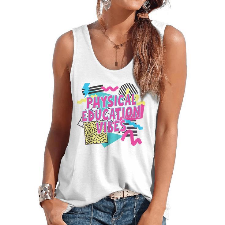 Retro Physical Education Vibes Gym Teacher Phys Ed Teacher Flowy Tank