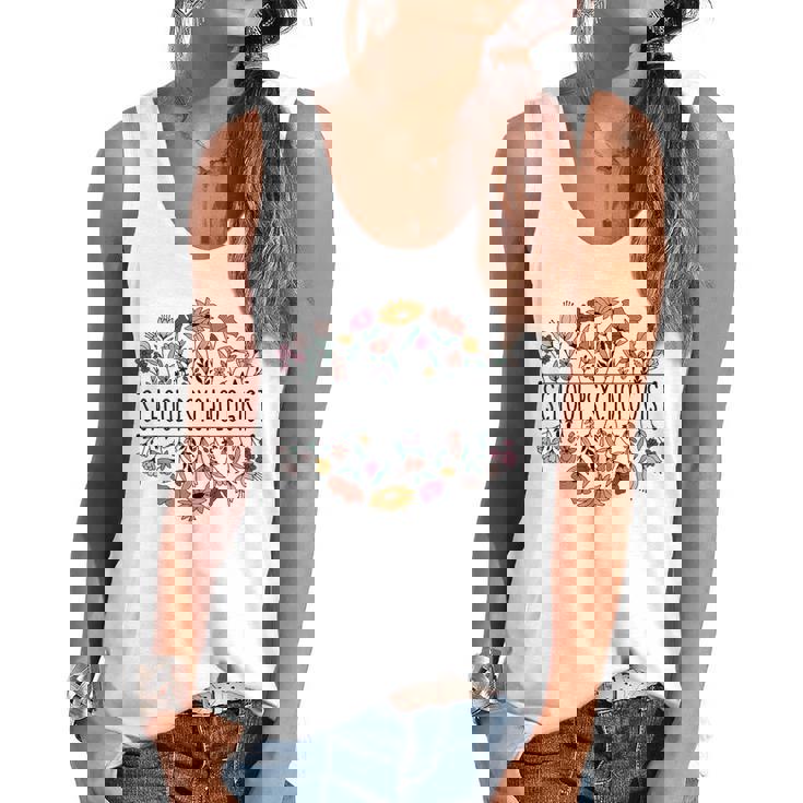 School Psychologist Psychology Teacher Appreciation Flowy Tank