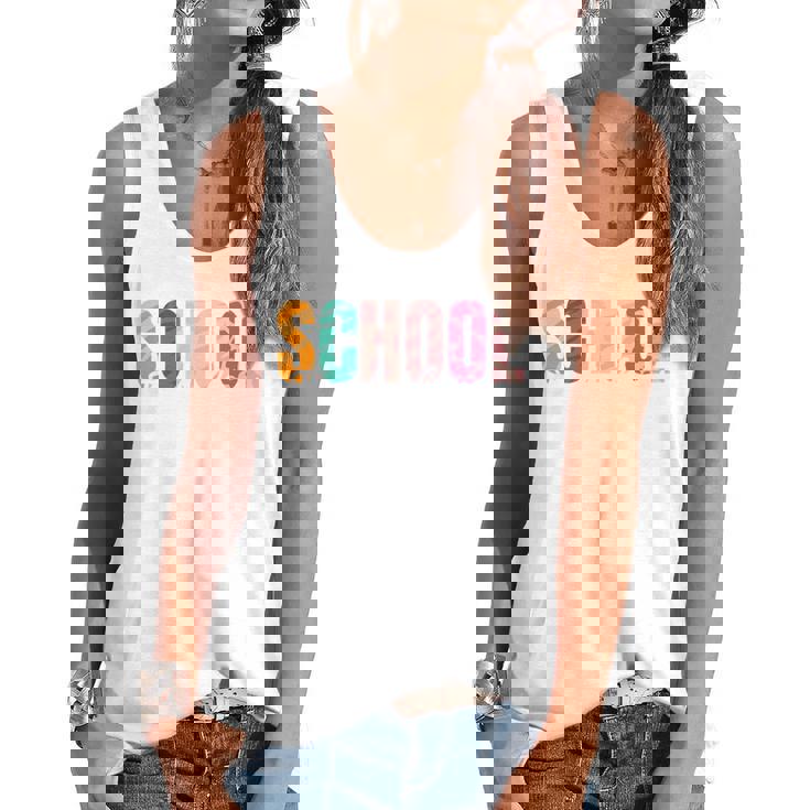 School Psychologist Rainbow Psychology Teacher Flowy Tank