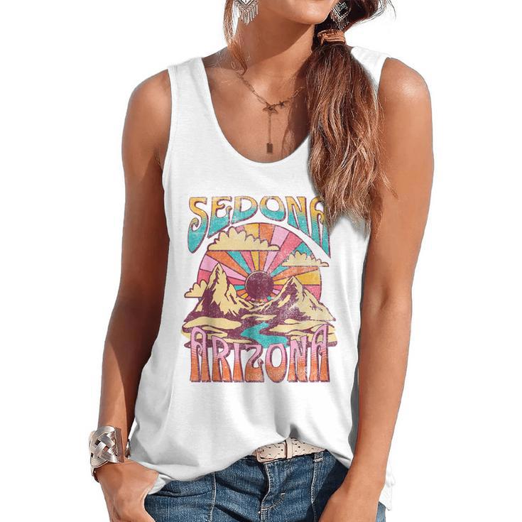 Sedona Arizona Nature Hiking Mountains Outdoors Vintage Flowy Tank
