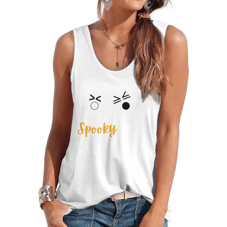 Spooky Inequalities Ghosts Halloween Math Teacher Flowy Tank