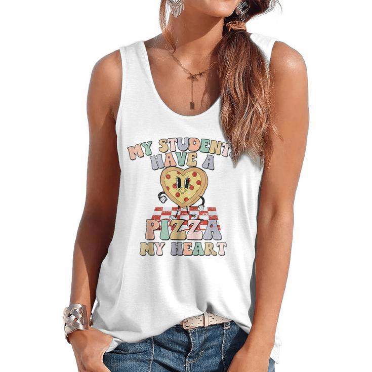 My Students Have A Pizza-My-Heart Valentines Day Teacher Flowy Tank