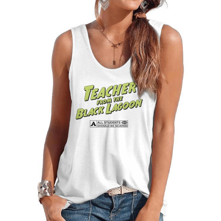 Teacher Halloween Tshirt Teacher From The Lagoon Men Women Flowy Tank