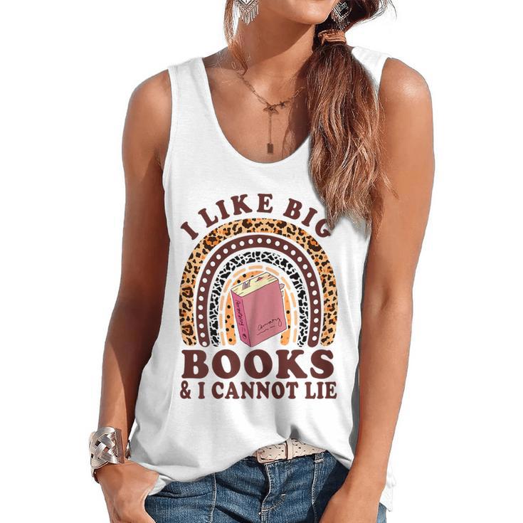 Teacher-TShirt I Like Big Books & I Cannot Lie Reading For Women Flowy Tank