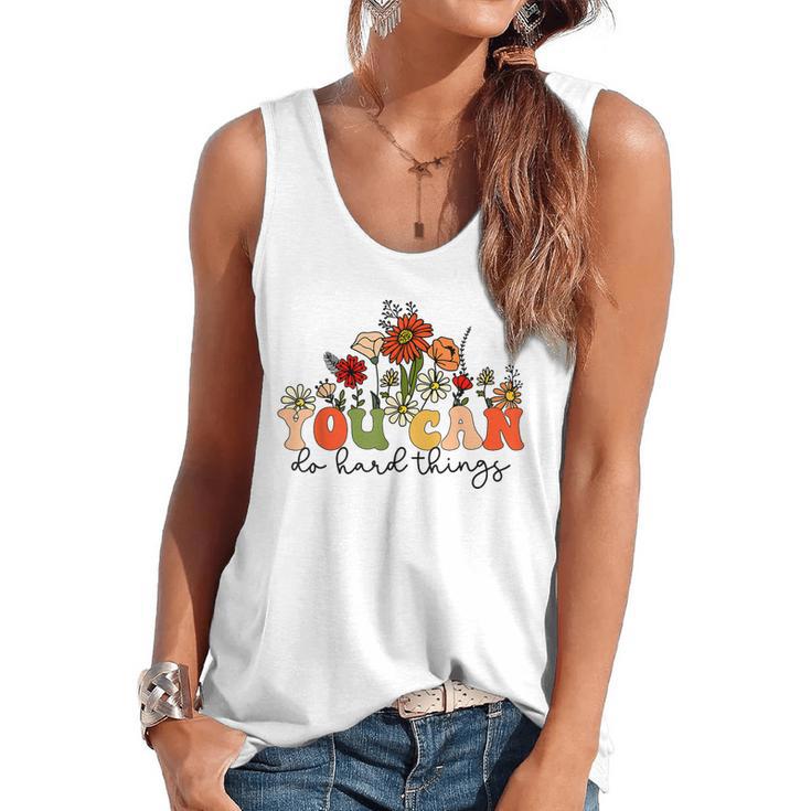 Test Day Teacher Shirt You Can Do Hard Things Women Kids Flowy Tank