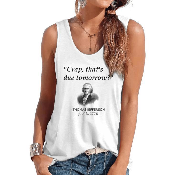 Thomas Jefferson USA History Teacher Student Flowy Tank