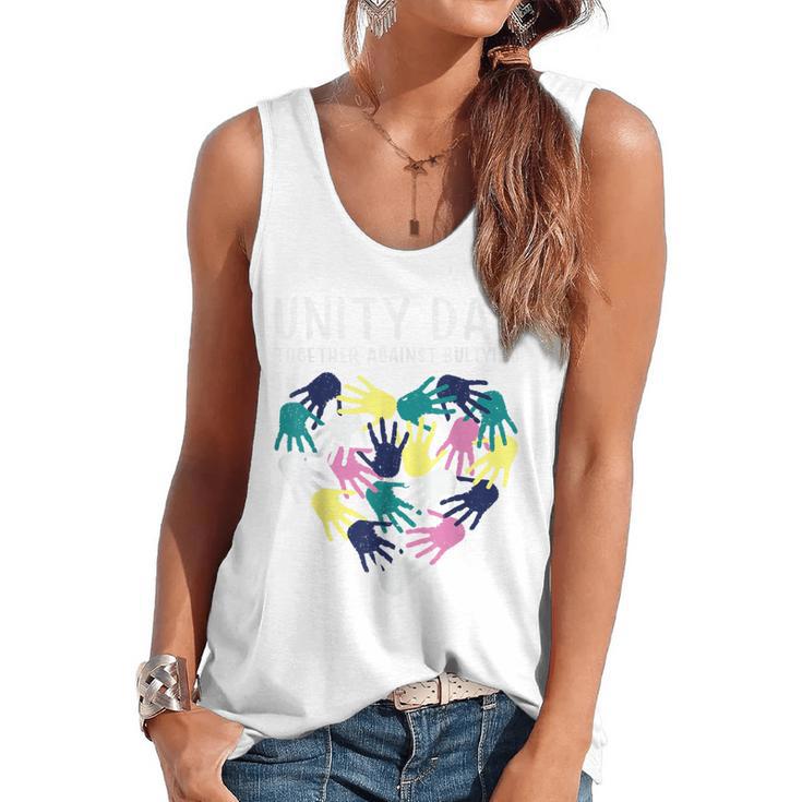 Together Against Bullying Unity Day Teachers Kids Toddler Flowy Tank