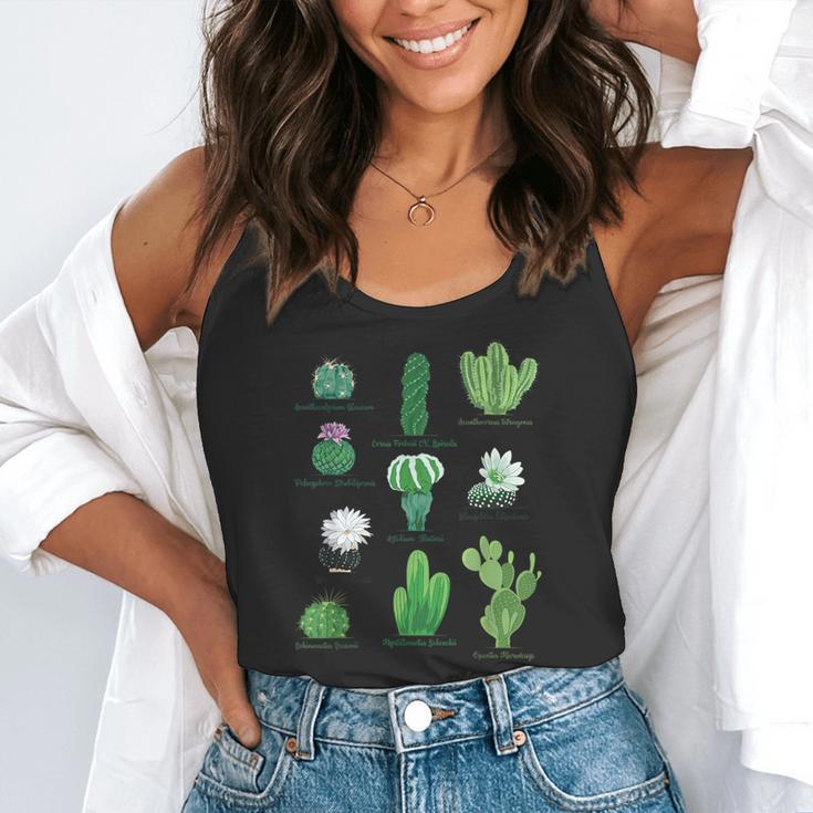 10 Types Of Cactus Succulent Teacher Chart Cactus Lover Tee Flowy Tank, funny gift 10 Types Of Cactus Succulent Teacher Chart Cactus Lover Tee Flowy Tank, funny gift
