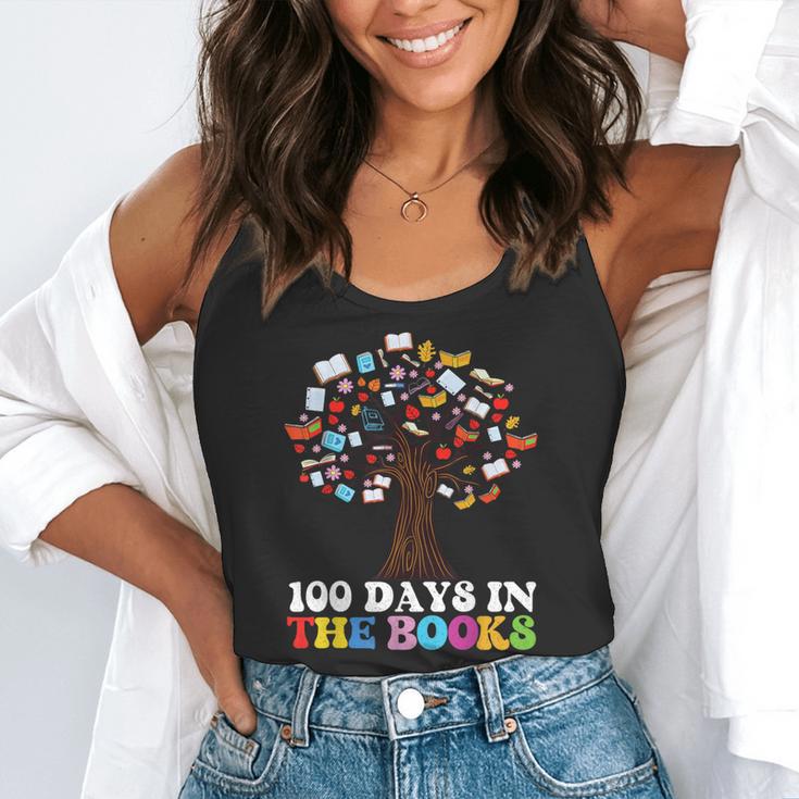 100 Days In The Books Reading Teacher 100th Day Of School Flowy Tank, funny gift 100 Days In The Books Reading Teacher 100th Day Of School Flowy Tank, funny gift