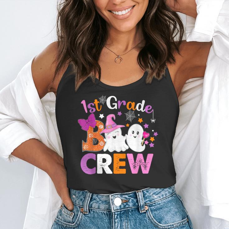 1st Grade Boo Crew First Grade Halloween Costume Teacher Kid Flowy Tank, funny gift
