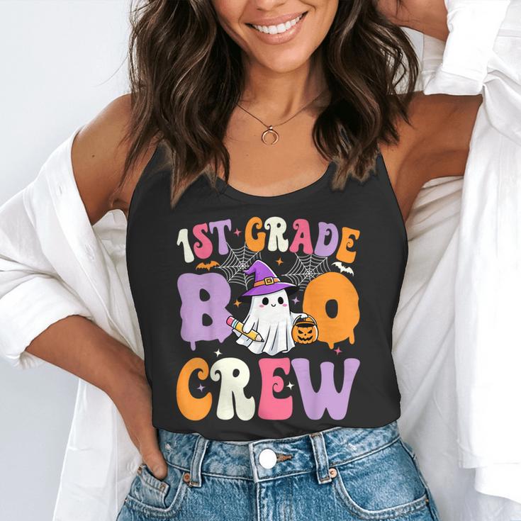 1st Grade Boo Crew Spooky First Grade Halloween Teacher Flowy Tank, funny gift 1st Grade Boo Crew Spooky First Grade Halloween Teacher Flowy Tank, funny gift