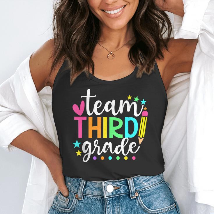 3rd Grade Team Pencil Teacher Student Back To School Girls Flowy Tank, funny gift 3rd Grade Team Pencil Teacher Student Back To School Girls Flowy Tank, funny gift