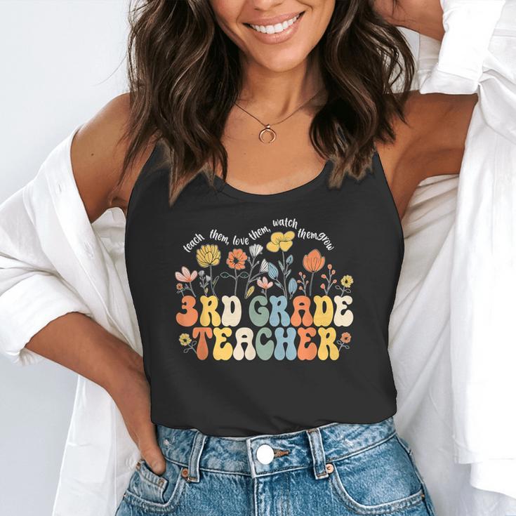3rd Third Grade Teacher Appreciation Teaching Wildflowers Flowy Tank, funny gift 3rd Third Grade Teacher Appreciation Teaching Wildflowers Flowy Tank, funny gift