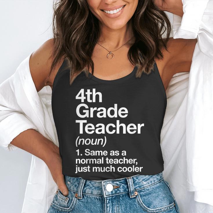 4th Grade Teacher Definition Back To School First Day Flowy Tank, funny gift 4th Grade Teacher Definition Back To School First Day Flowy Tank, funny gift