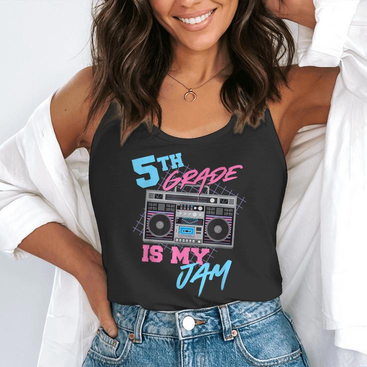 5th Grade Is My Jam Vintage 80s Boombox Teacher Student Flowy Tank, funny gift 5th Grade Is My Jam Vintage 80s Boombox Teacher Student Flowy Tank, funny gift