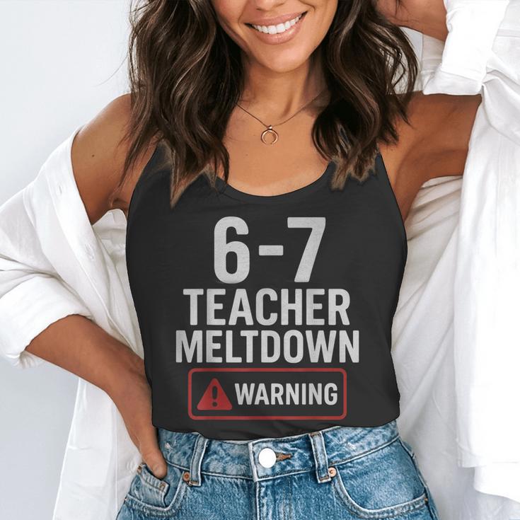 67 Don't Say 6-7 Again Teacher Shirt 67 Sarcastic Meme Flowy Tank, funny gift