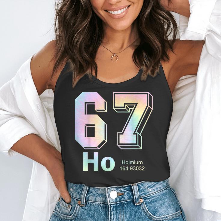 67 Ho Holmium Science Teacher Elements Table Six Seven Meme Flowy Tank, funny gift 67 Ho Holmium Science Teacher Elements Table Six Seven Meme Flowy Tank, funny gift