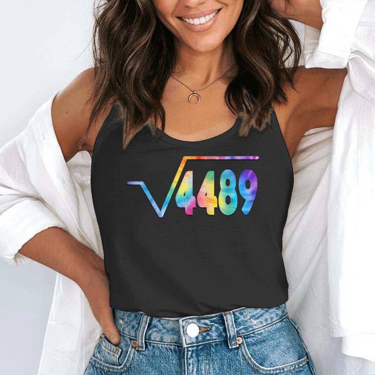 67 Meme Square Root 4489 Slang Math Teacher Tie Dye Flowy Tank, funny gift 67 Meme Square Root 4489 Slang Math Teacher Tie Dye Flowy Tank, funny gift
