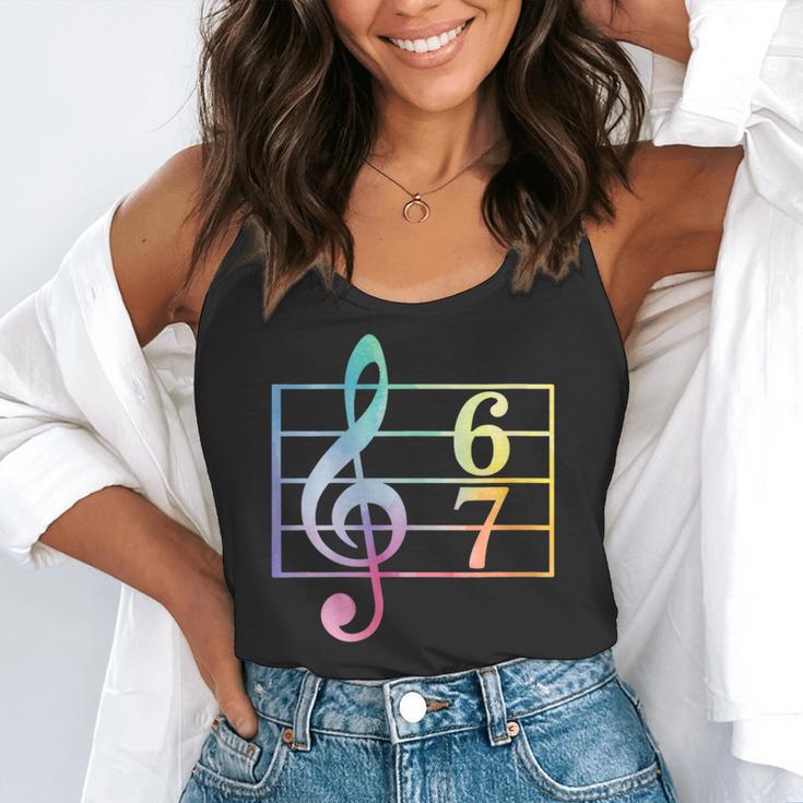 67 Music Meme Slang Six Seven Music Teacher Musician Flowy Tank, funny gift