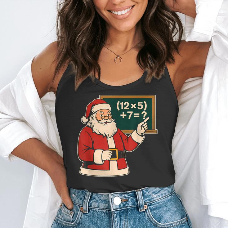 67 Teacher Christmas Santa Six Seven Meme Brainrot Math Joke Flowy Tank, funny gift