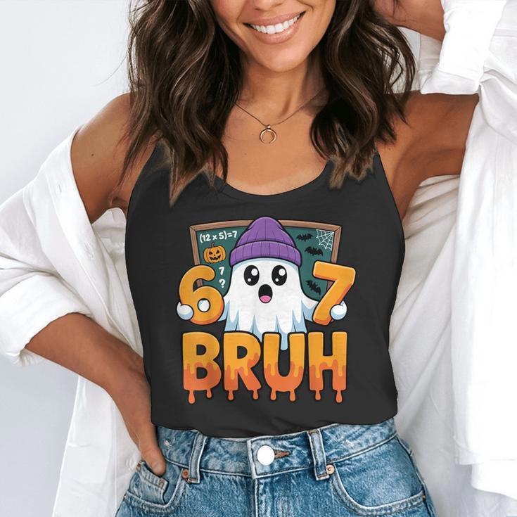 67 Teacher Ghost Six Seven Meme Math Equation Bruh Halloween Flowy Tank, funny gift 67 Teacher Ghost Six Seven Meme Math Equation Bruh Halloween Flowy Tank, funny gift